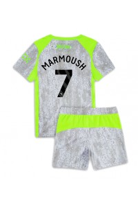 Manchester City Omar Marmoush #7 Babyklær Tredje Fotballdrakt til barn 2025-26 Korte ermer (+ Korte bukser)